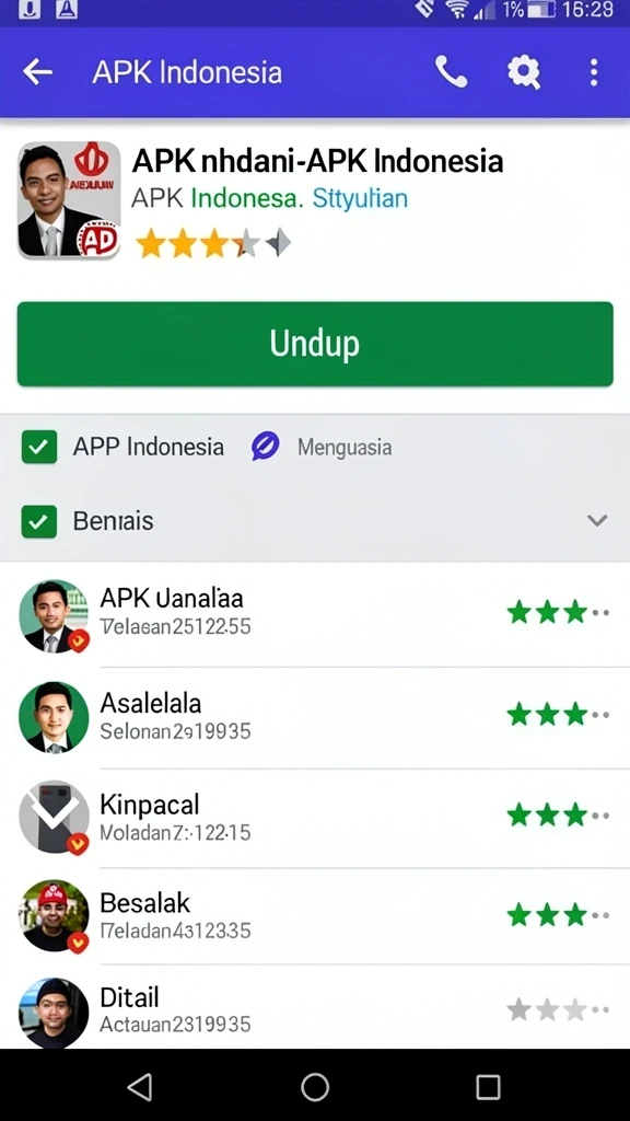 Beragam pilihan permainan menarik dalam aplikasi Aplikasi 9399 Ringan untuk Android.
