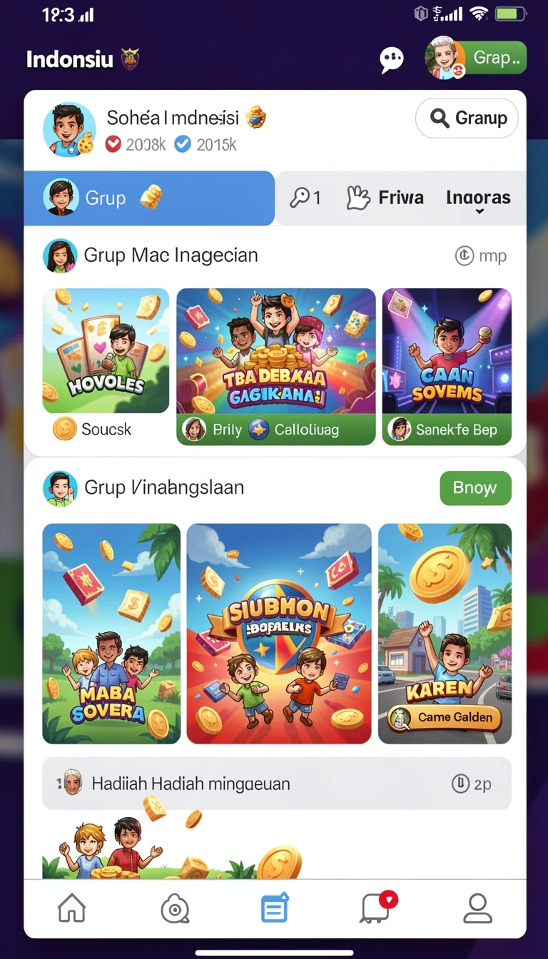 Beragam pilihan permainan menarik dalam aplikasi Download zz4d APK Terbaru Full Version.