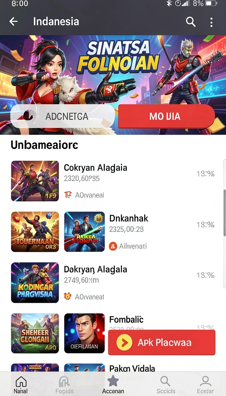 Beragam pilihan permainan menarik dalam aplikasi Cara Update Aplikasi rip3 ke Versi Terbaru.