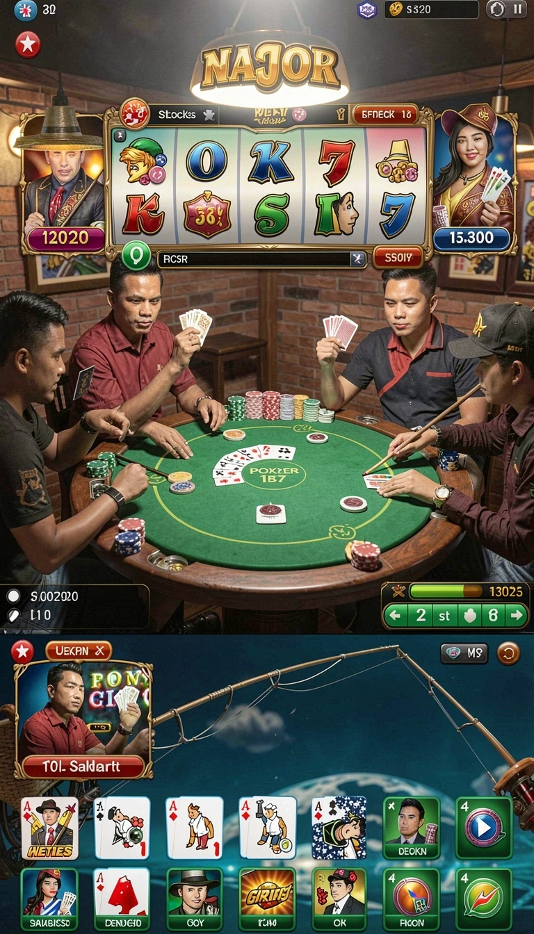 Beragam pilihan permainan menarik dalam aplikasi Aplikasi surga88 Ringan untuk Android.