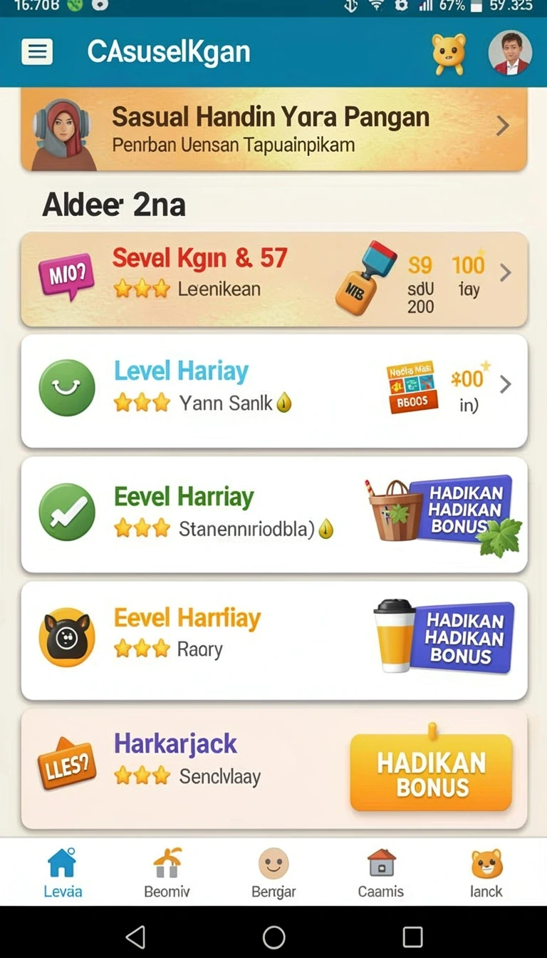 Beragam pilihan permainan menarik dalam aplikasi rejekigames Terbaru 2026: Download APK dan Review.