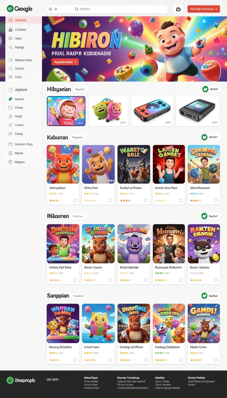 Beragam pilihan permainan menarik dalam aplikasi ratu10 Terbaru untuk Android: Download APK Gratis.